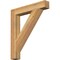 Ekena Millwork Traditional Block Rough Sawn Bracket, Western Red Cedar, 4"W x 26"D x 30"H BKT04X26X30TRA05RWR - alternate 1